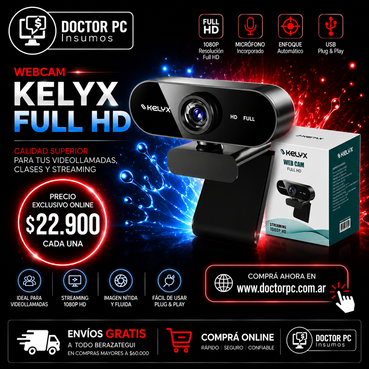 Web Cam Kelyx 1080